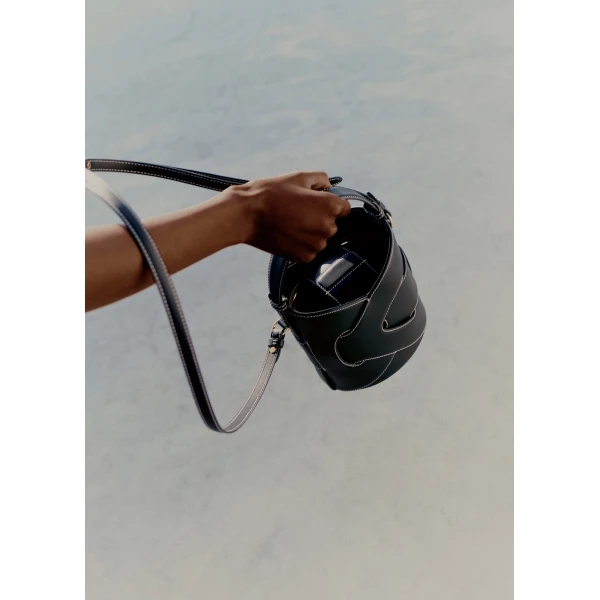 Polene Nodde Seau in Black Bag, view 3
