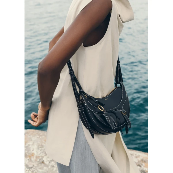 Polene Numéro Dix Galop in Black Bag, view 4