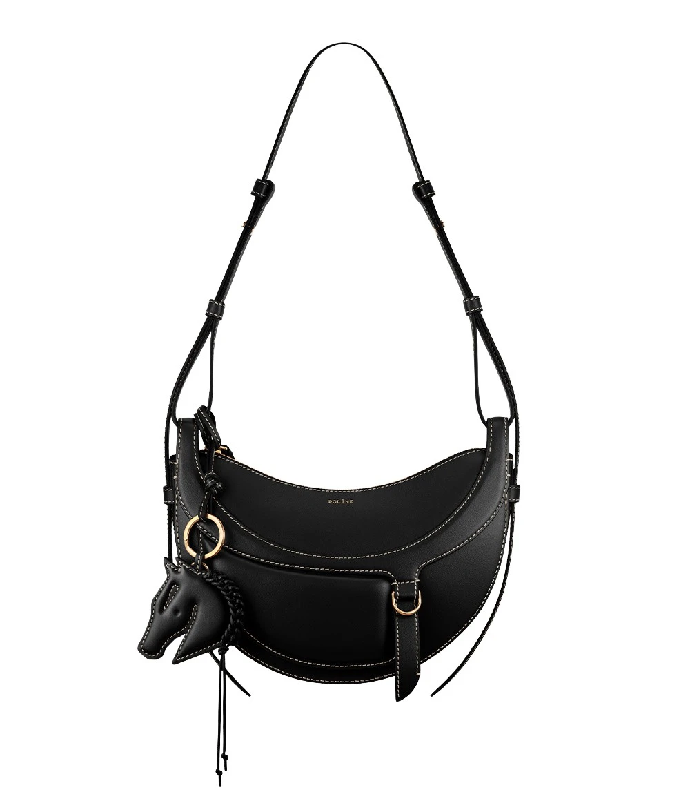Polene Numéro Dix Galop in Black Bag