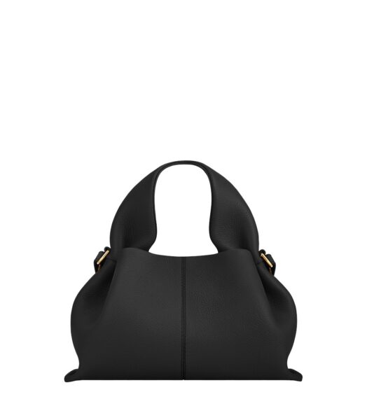 Polène Numéro Neuf Mini in Black Numéro Neuf Mini in Black - Mini Bags - Parisian Luxury Leather Bag at Luxury Shoes 