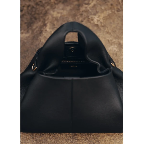 Polene Numéro Neuf in Black Bag, view 6