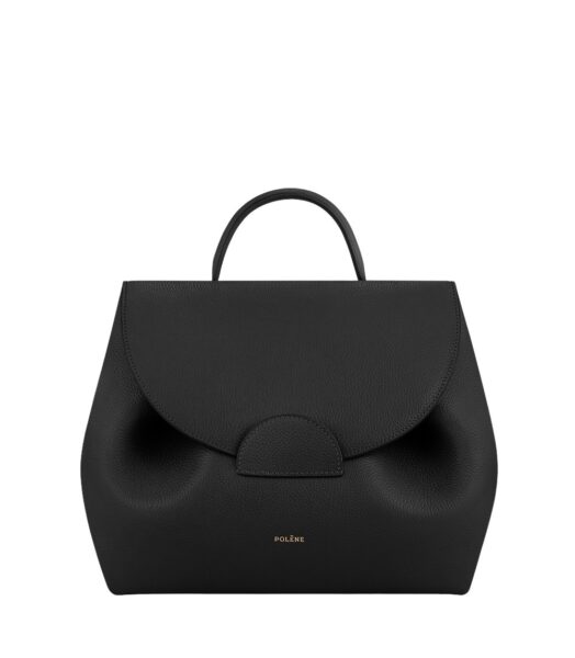 Polène Numéro Un in Black Numéro Un in Black - Totes & Top-Handle Bags - Parisian Luxury Leather Bag at Luxury Shoes 