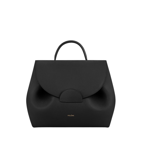 Polène Numéro Un in Black Numéro Un in Black - Totes & Top-Handle Bags - Parisian Luxury Leather Bag at Luxury Shoes 