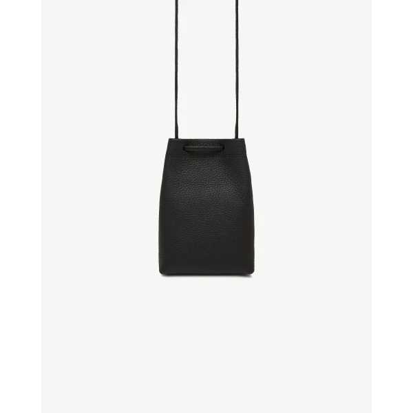 Strathberry Osette Midi Pouch in Black, view 4