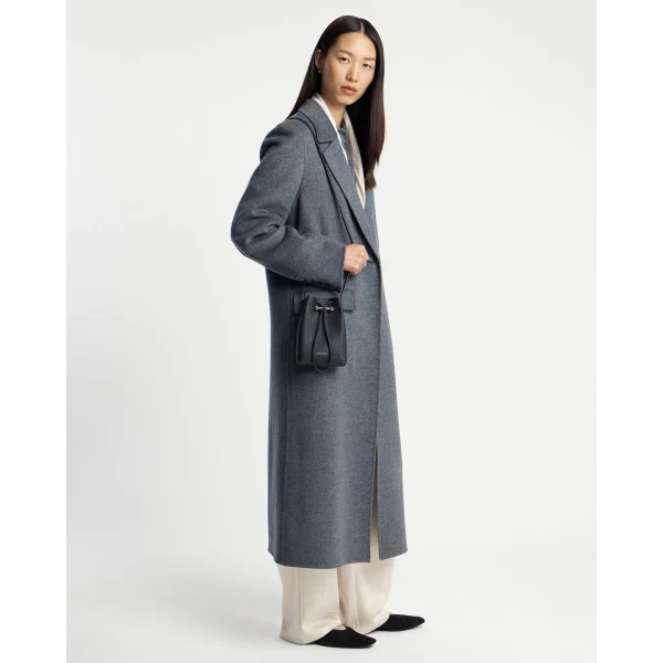 Strathberry Osette Midi Pouch in Black, view 7