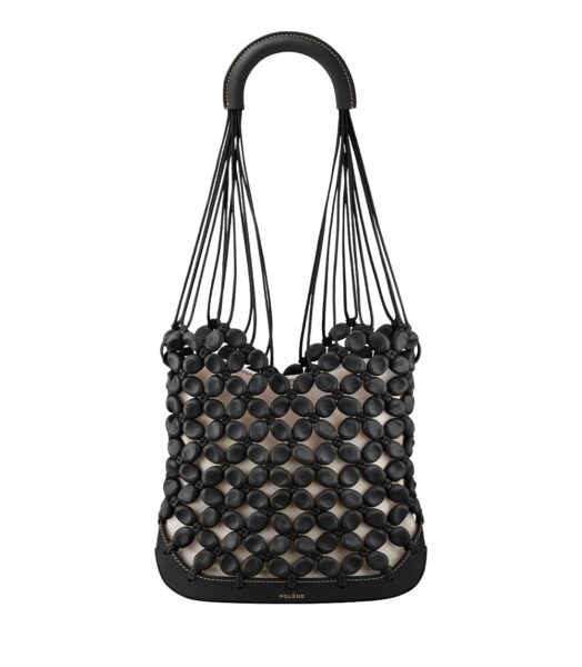 Polène Solé in Black Solé in Black - Shoulder & Crossbody Bags - Parisian Luxury Leather Bag at Luxury Shoes 