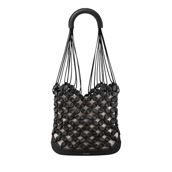 Polène Solé in Black Solé in Black - Shoulder & Crossbody Bags - Parisian Luxury Leather Bag at Luxury Shoes 