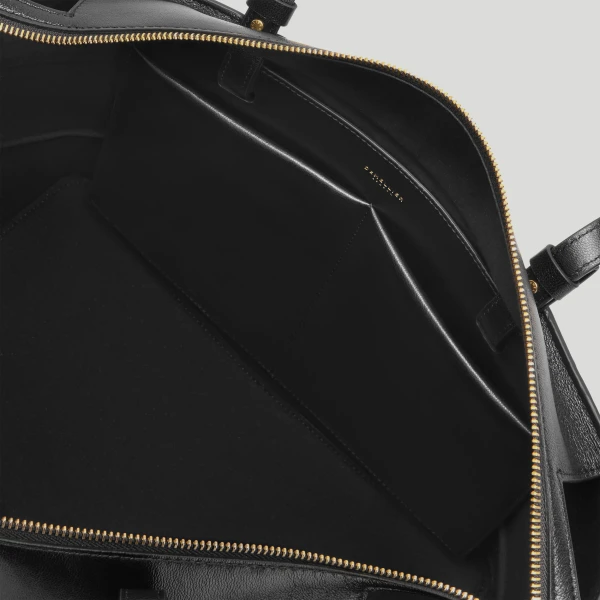 Demellier The Florence in Black Tote Bag, view 5