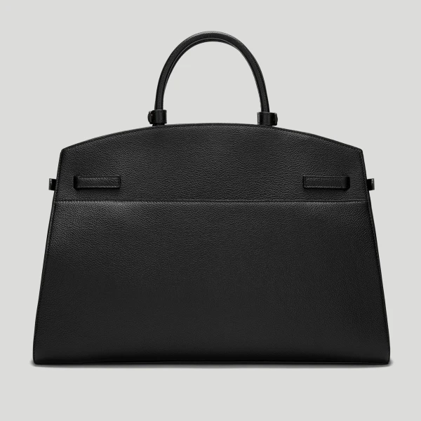 Demellier The Hudson in Black Tote Bag, view 6