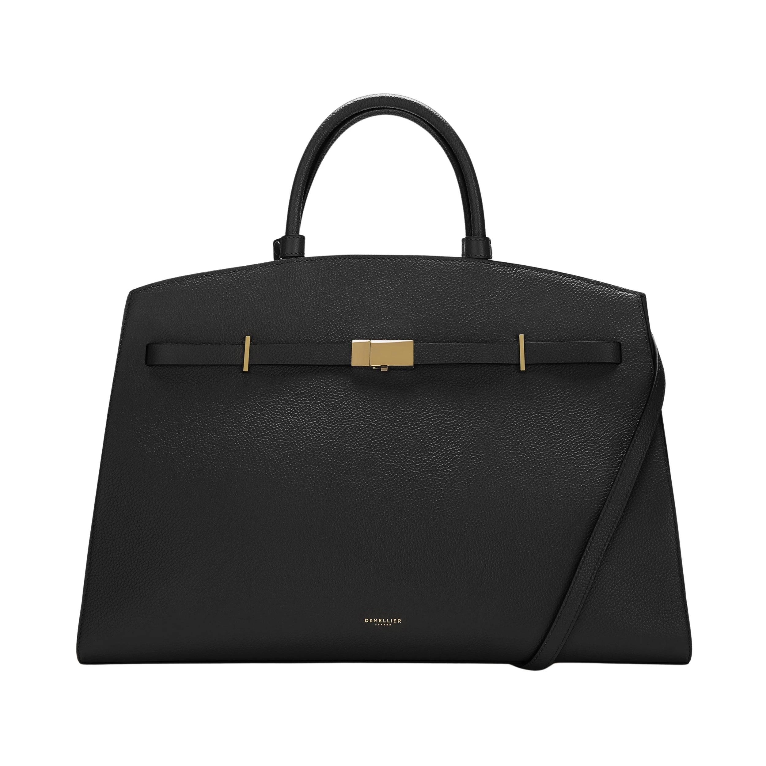 Black-The-Hudson-in-Black81743_nobg Demellier The Hudson in Black Tote Bag
