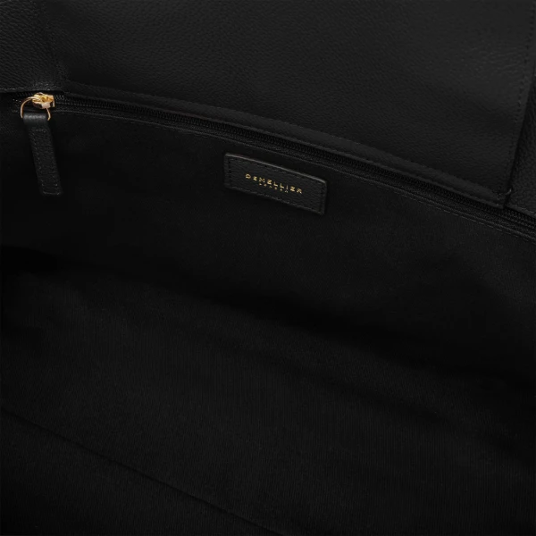 Demellier The Midi Hudson in Black Crossbody Bag, view 5