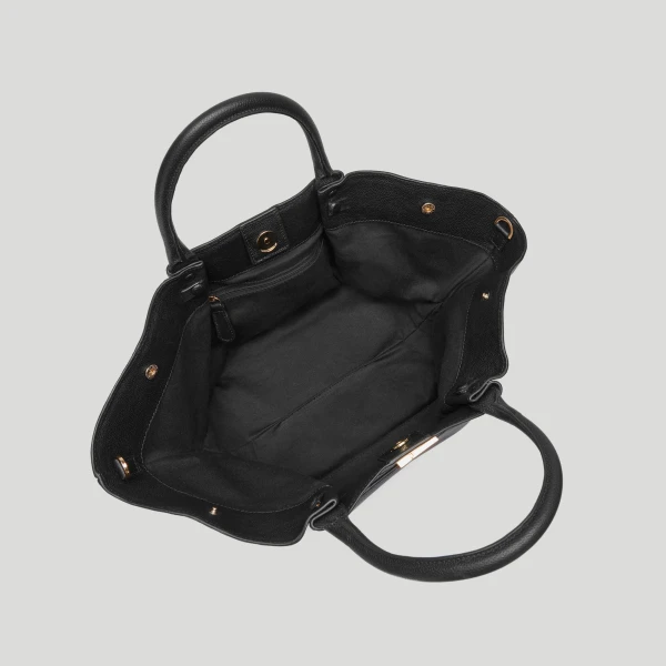 Demellier The Midi New York in Black Crossbody Bag, view 4