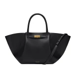 Demellier The Midi New York in Black Crossbody Bag