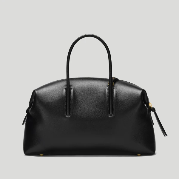 Demellier The Midi Stockholm in Black Tote Bag, view 5