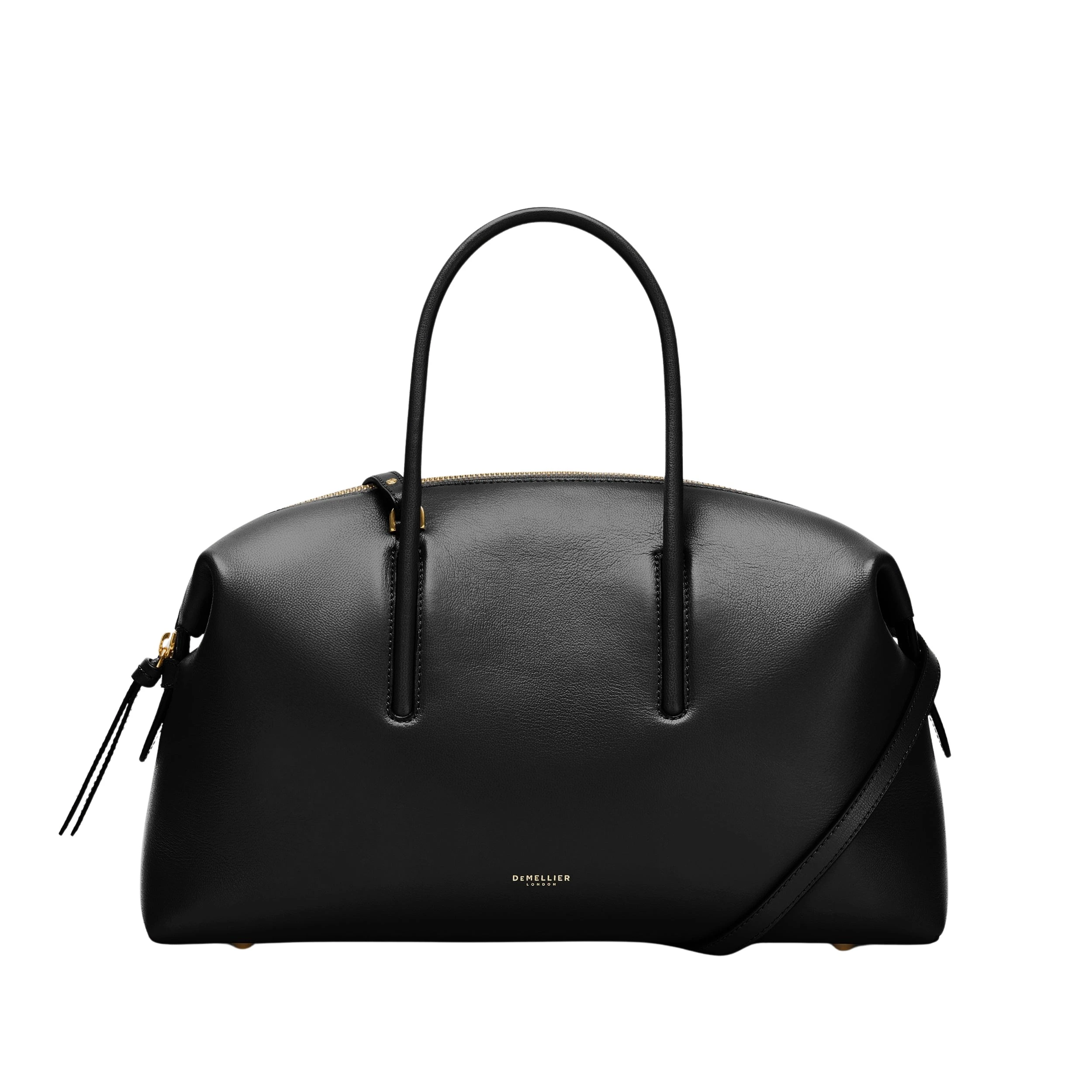 Black-The-Midi-Stockholm-in-Black35603_nobg Demellier The Midi Stockholm in Black Tote Bag