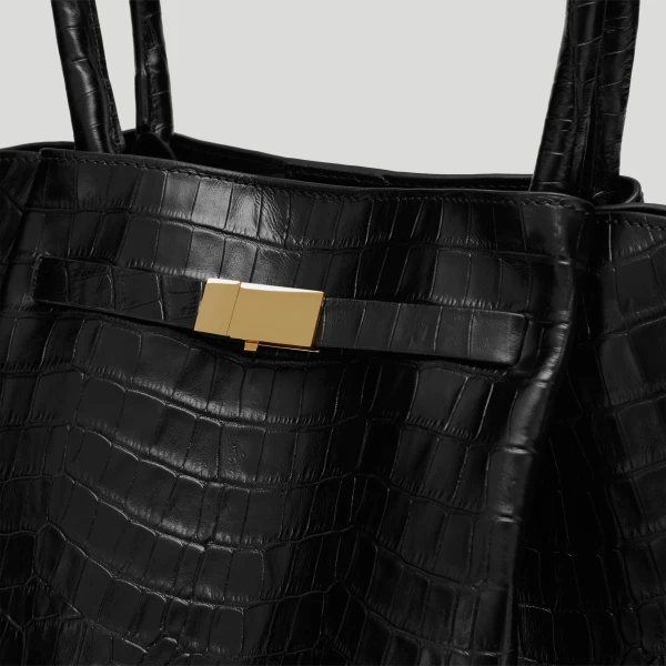 Demellier The New York in Black Crossbody Bag, view 2