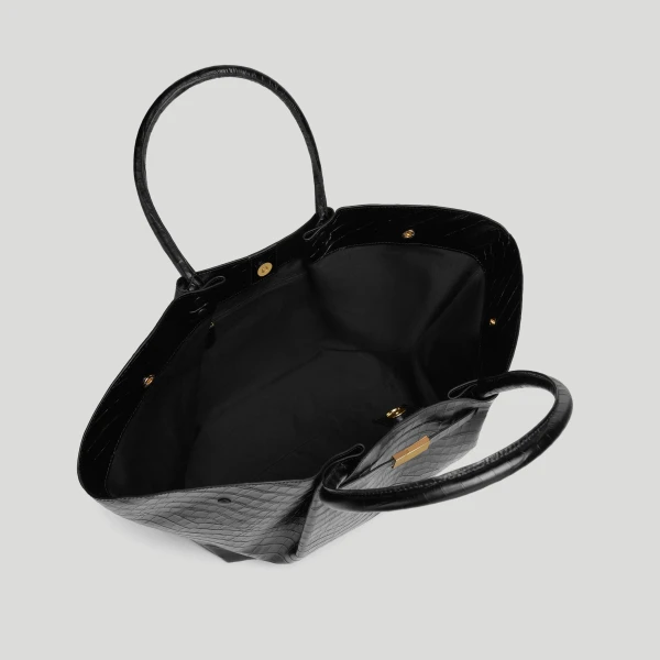 Demellier The New York in Black Crossbody Bag, view 3