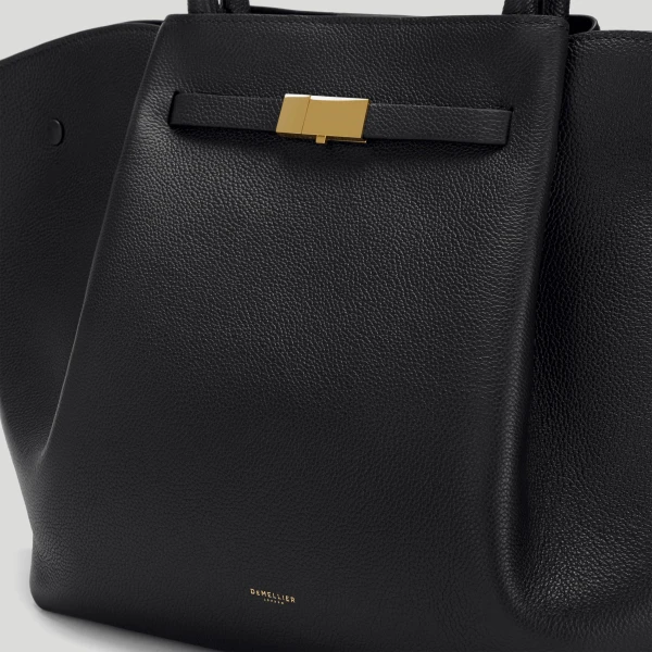 Demellier The New York in Black Crossbody Bag, view 3