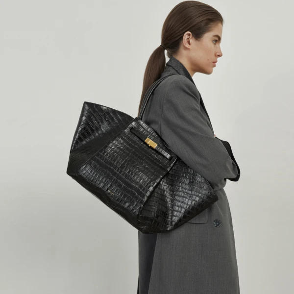 Demellier The New York in Black Crossbody Bag, view 6