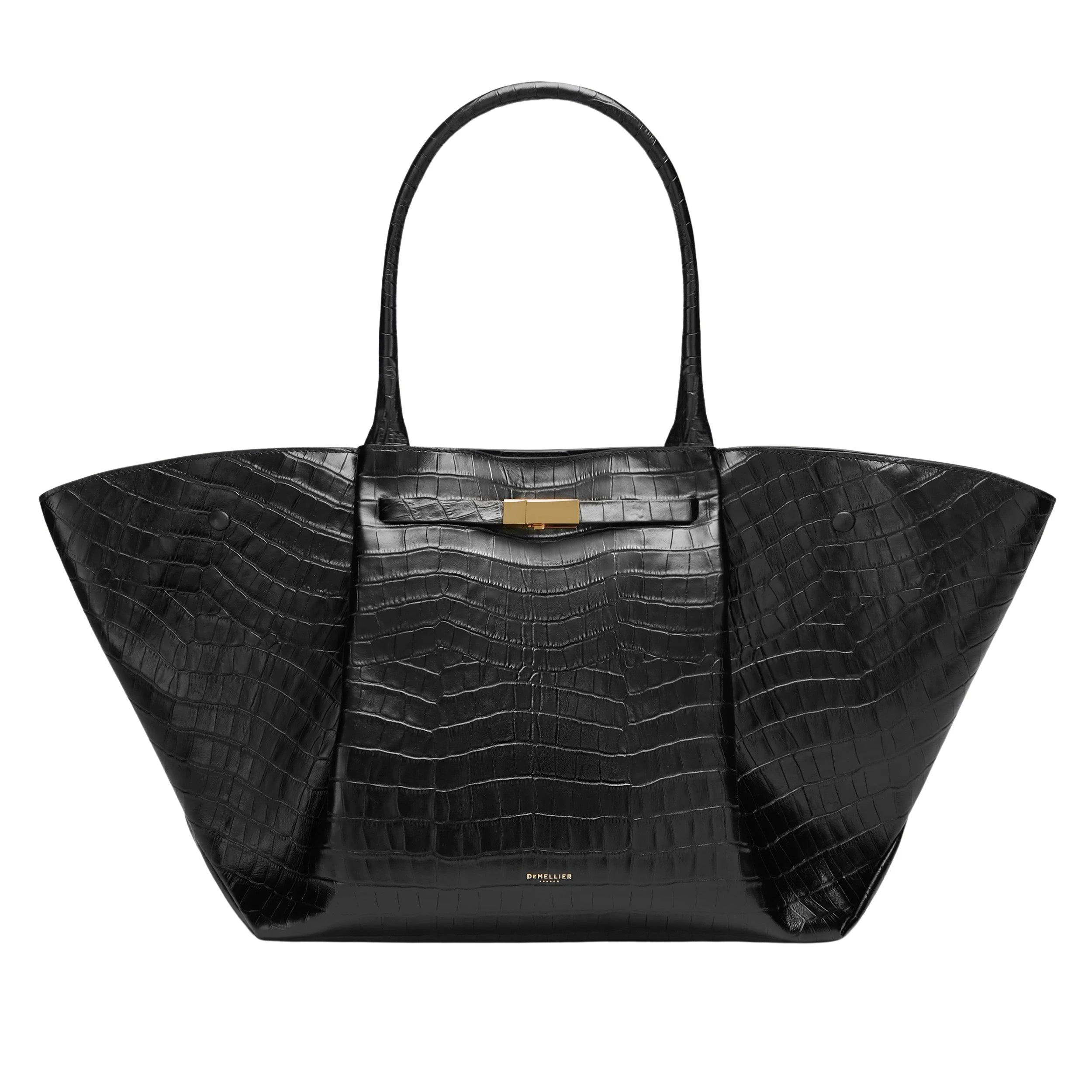 Black-The-New-York-in-Black-836071_nobg Demellier The New York in Black Crossbody Bag