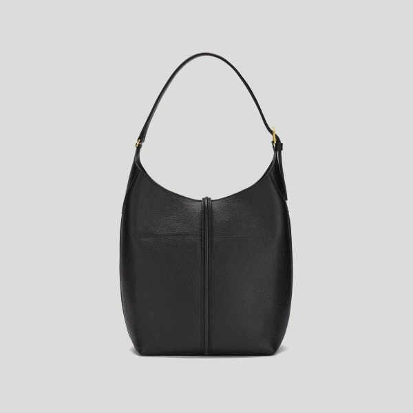 Demellier The Siena Bucket in Black Bucket Bag, view 5