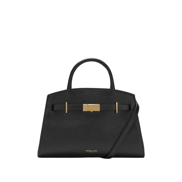 Demellier The Small Hudson in Black Crossbody Bag