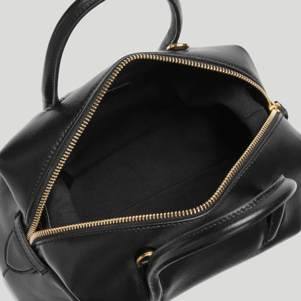 Demellier The Small Stockholm in Black Tote Bag, view 4