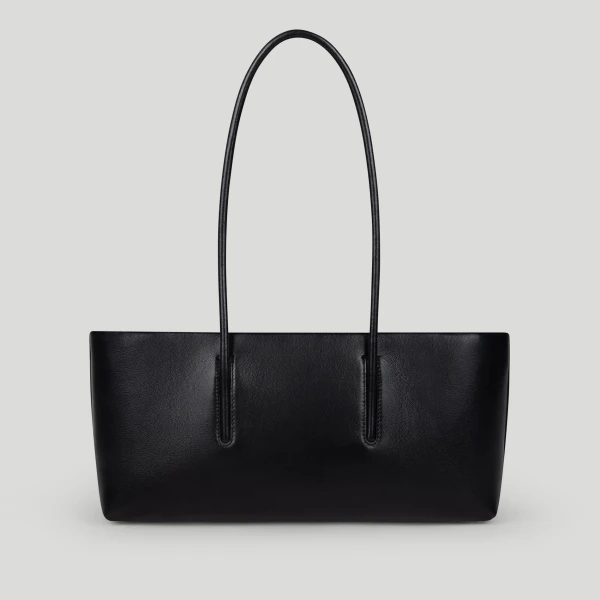 Demellier The Stockholm Shoulder in Black Crossbody Bag, view 5