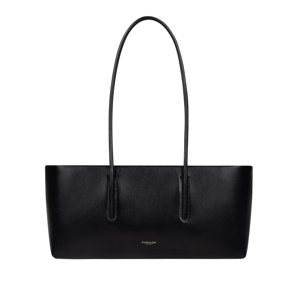 Demellier The Stockholm Shoulder in Black Crossbody Bag