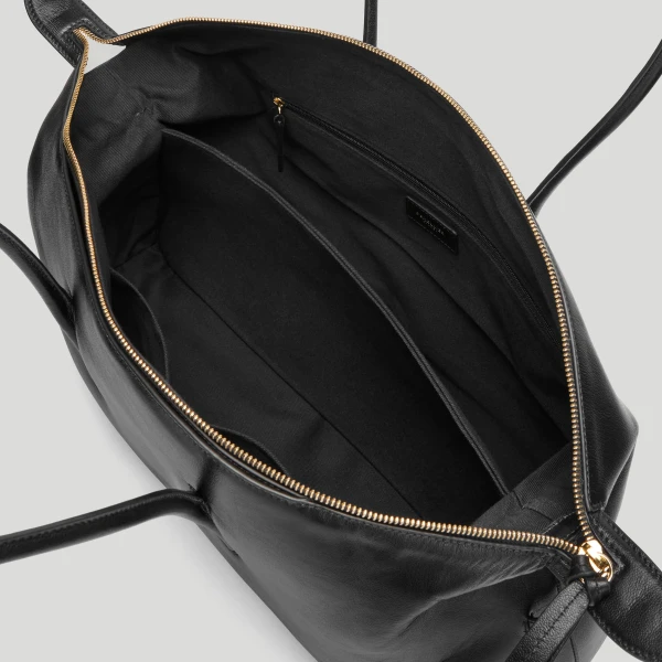 Demellier The Stockholm in Black Tote Bag, view 4