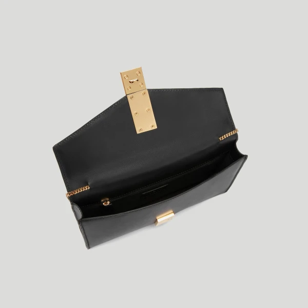 Demellier The Vancouver Clutch in Black Clutch Bag, view 4