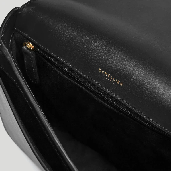 Demellier The Vancouver in Black Crossbody Bag, view 5