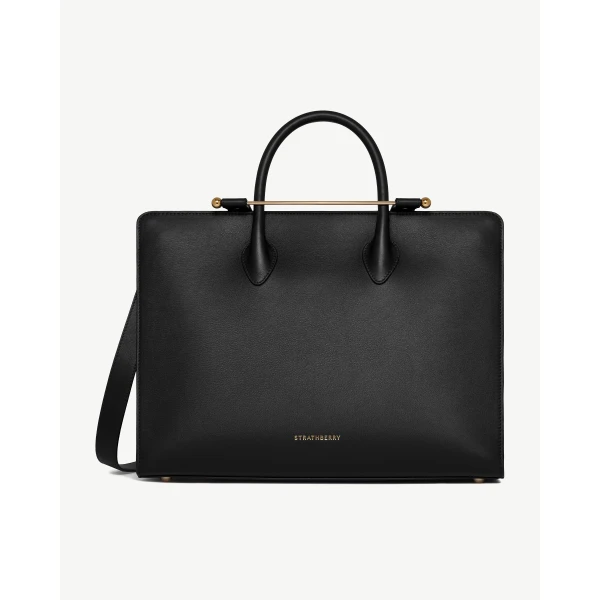 Strathberry Tote in Black, view 2