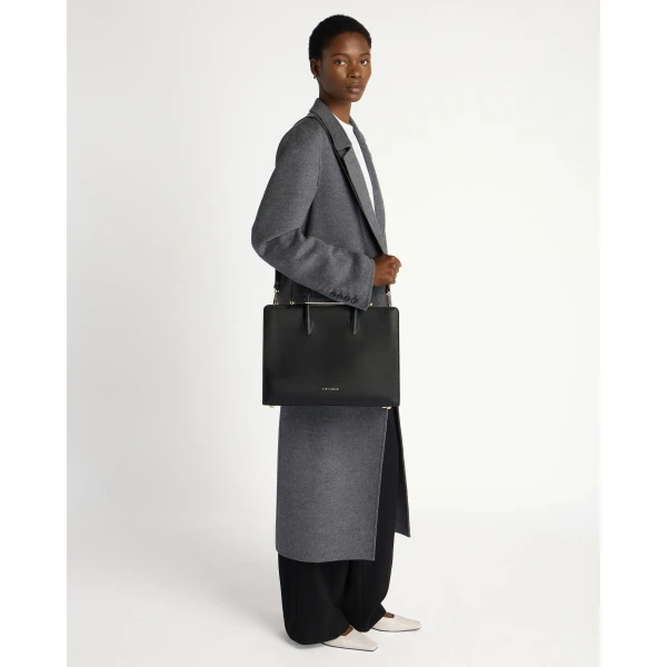 Strathberry Tote in Black, view 8