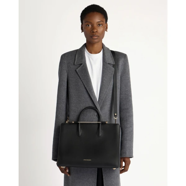Strathberry Tote in Black, view 9