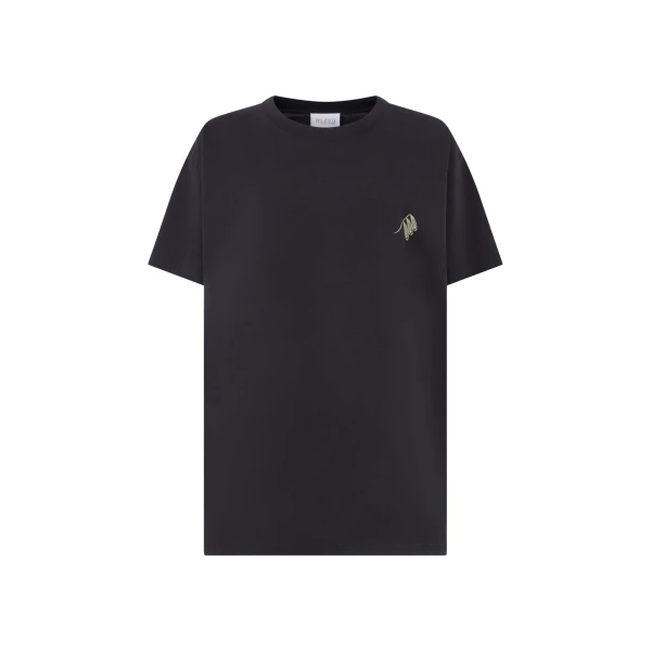 The Attico Black and pale yellow t-shirt Top