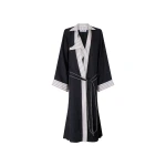 The Attico Black and white long coat