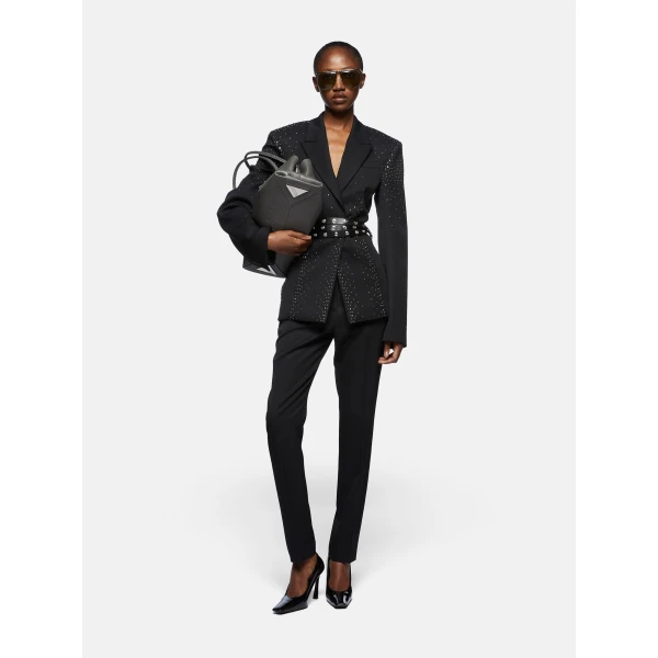 The Attico Black blazer, view 2