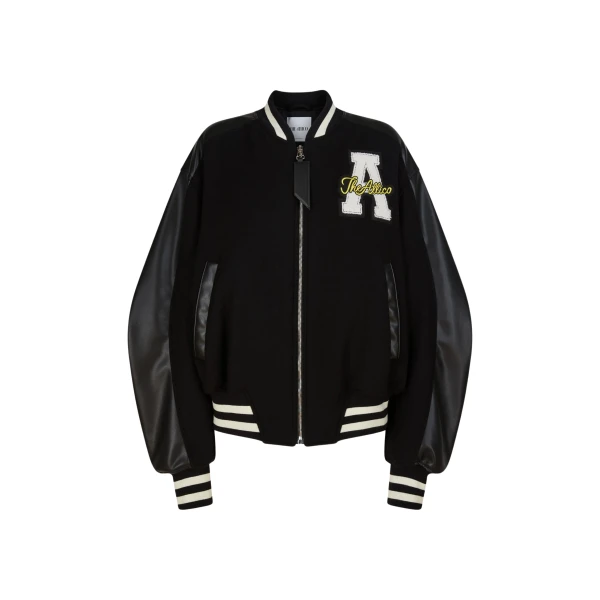 The Attico Black bomber Jacket