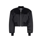 The Attico Black bomber Jacket