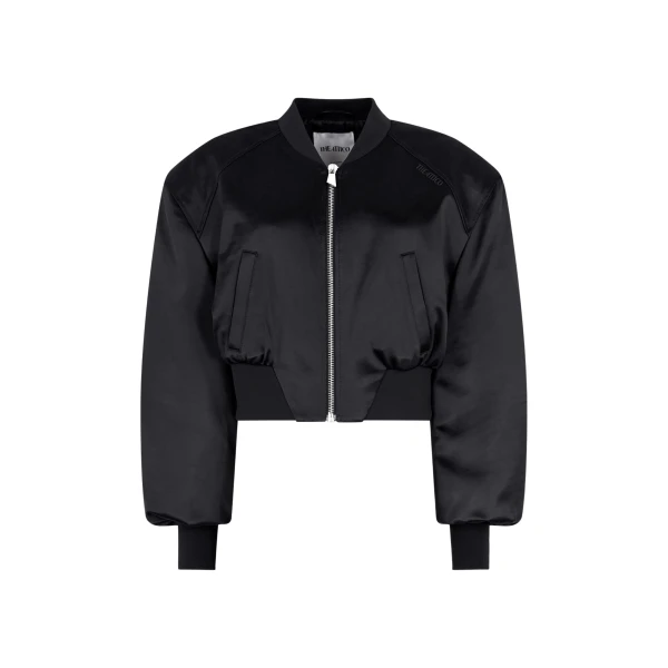 The Attico Black bomber Jacket