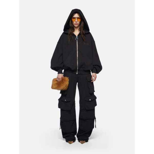 The Attico Black fade long pants, view 2