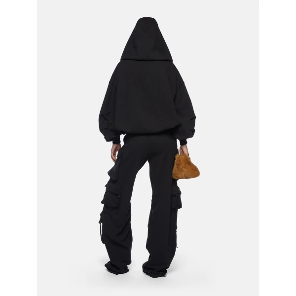 The Attico Black fade long pants, view 3