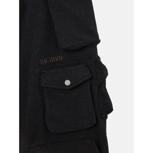 The Attico Black fade long pants, view 5