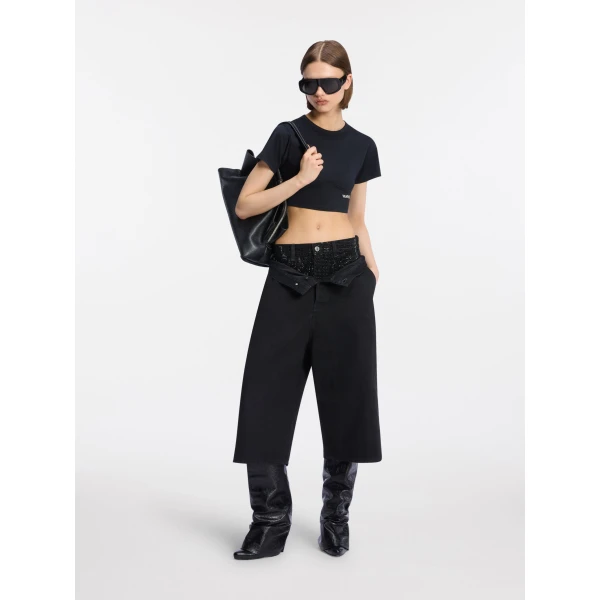 The Attico Black jeans, view 2