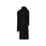 The Attico Black long coat