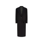 The Attico Black long coat