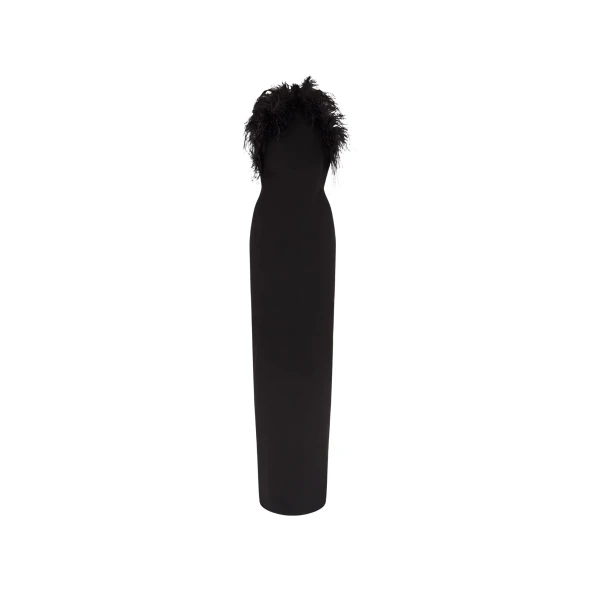The Attico Black long dress