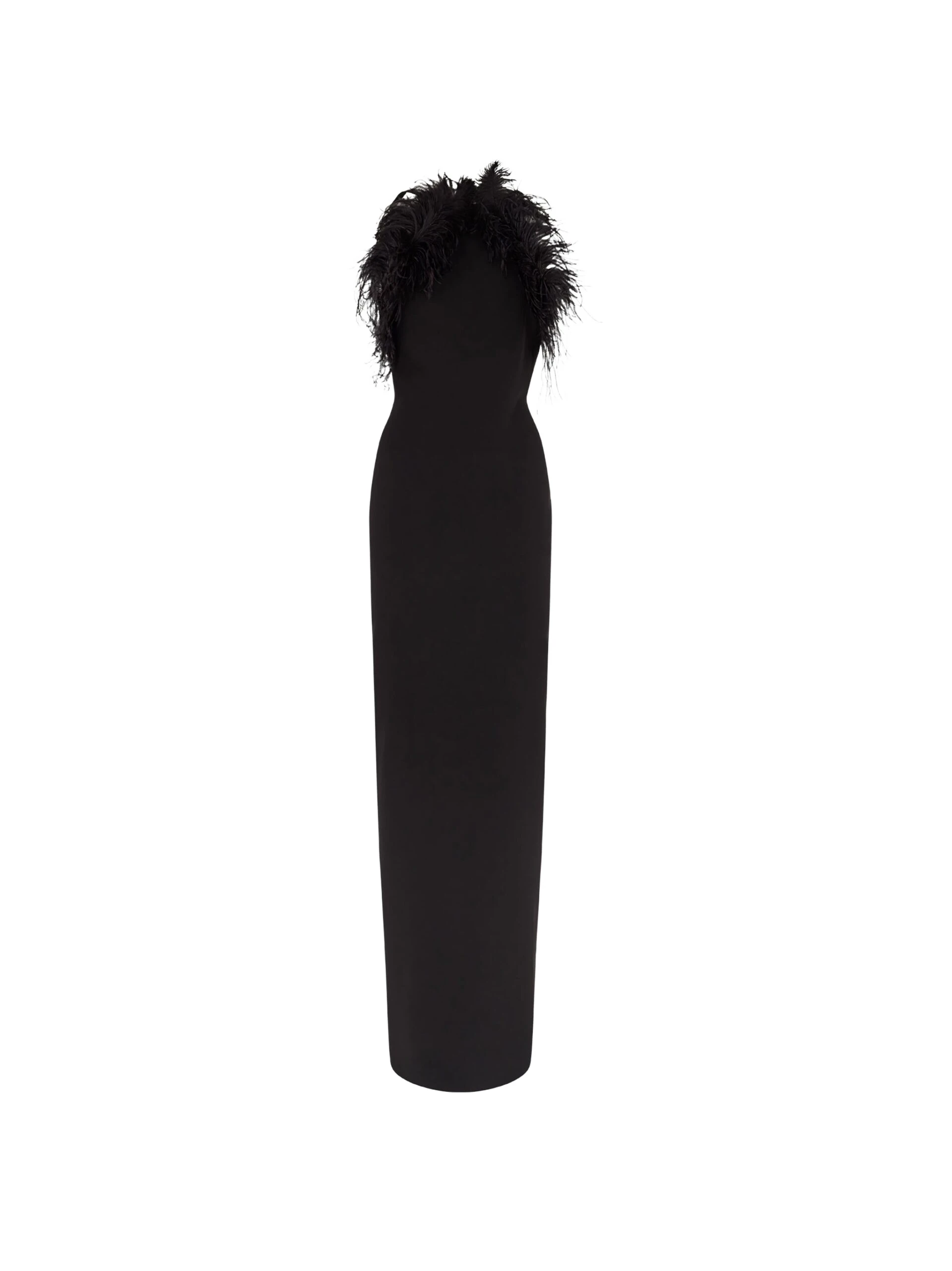 The Attico Black long dress