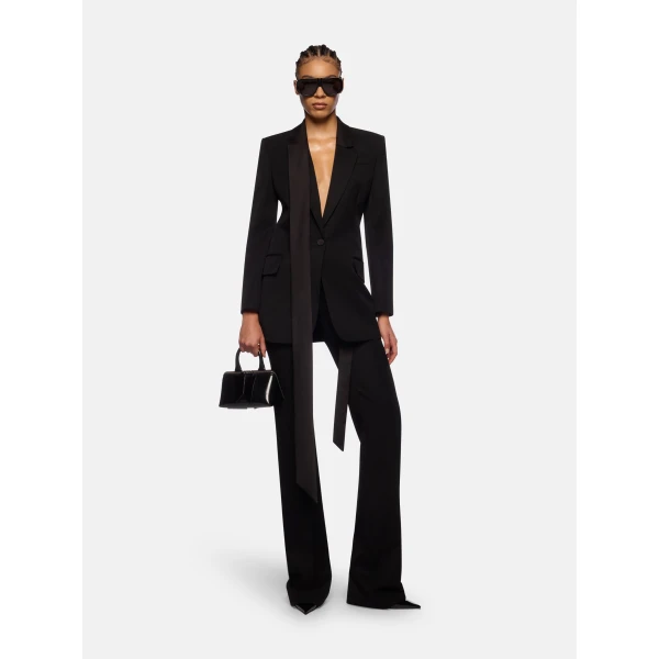 The Attico Black long pant, view 2